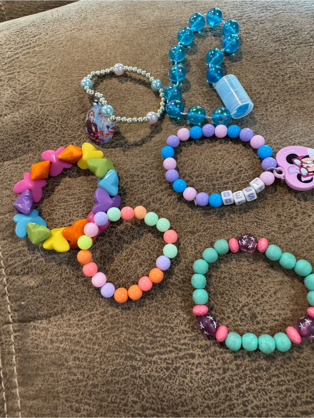 Kids Multicolor Beaded Bracelets - Fun Stackable Accessories